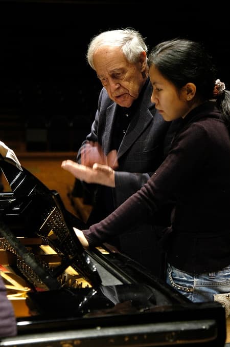 Pierre Boulez et Le Lin, Concours international Olivier Messiaen, décembre 2007