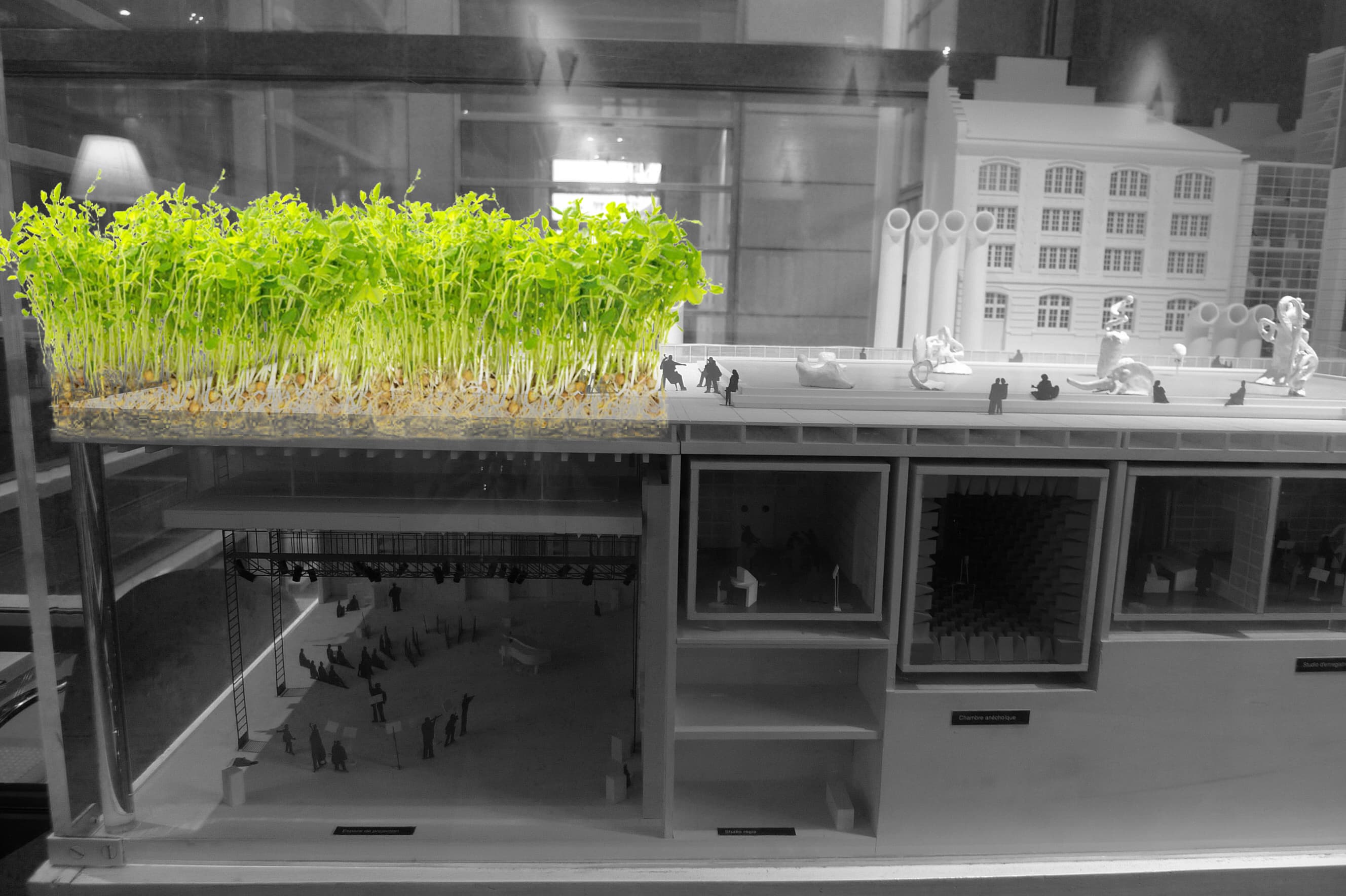 Maquette du projet Germination de Jean-Luc Hervé et Astrid Verspieren