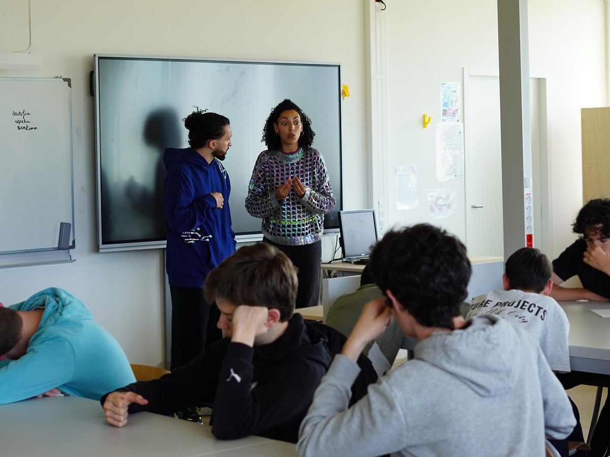 La pièce Les Jeux de l’amour et de l’énigme, lycée à Meaux